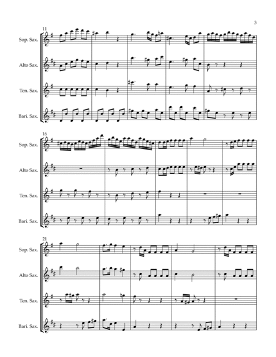 Con Spirito Woodwind Quartet scores gallery preview page 3