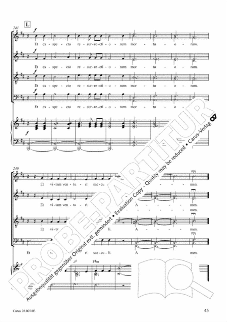Missa latina Missa latina 4-Part scores gallery preview page 46