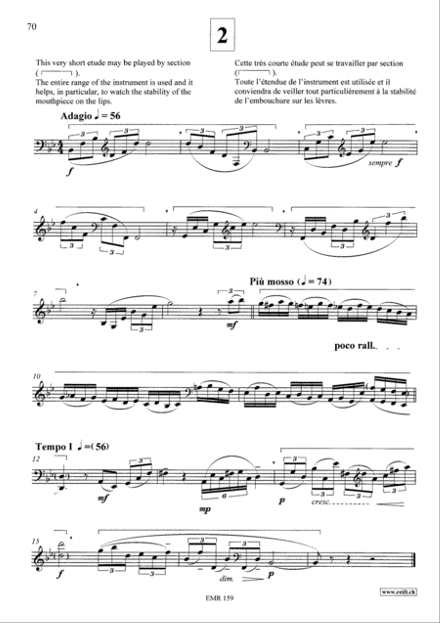Treatise-Method and Exercises & 21 Etudes Horn scores gallery preview page 17