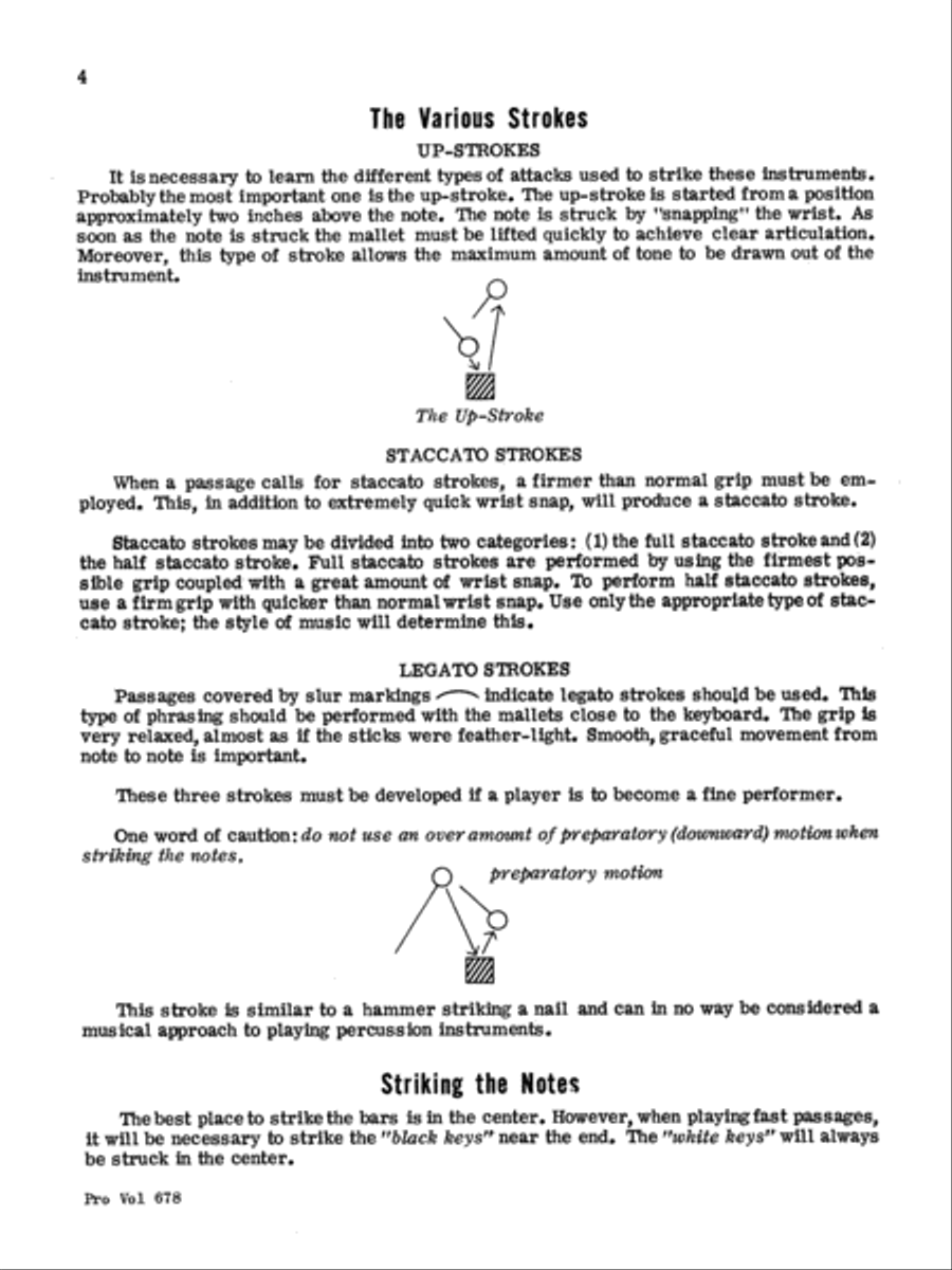 Percussion Keyboard Technic