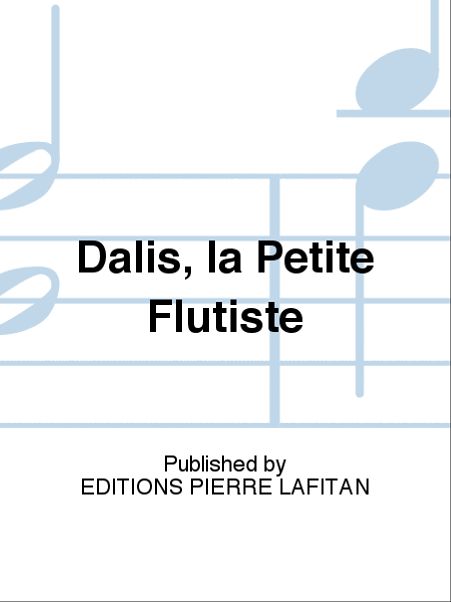 Dalis, la Petite Flûtiste Flute Solo scores gallery preview page 1