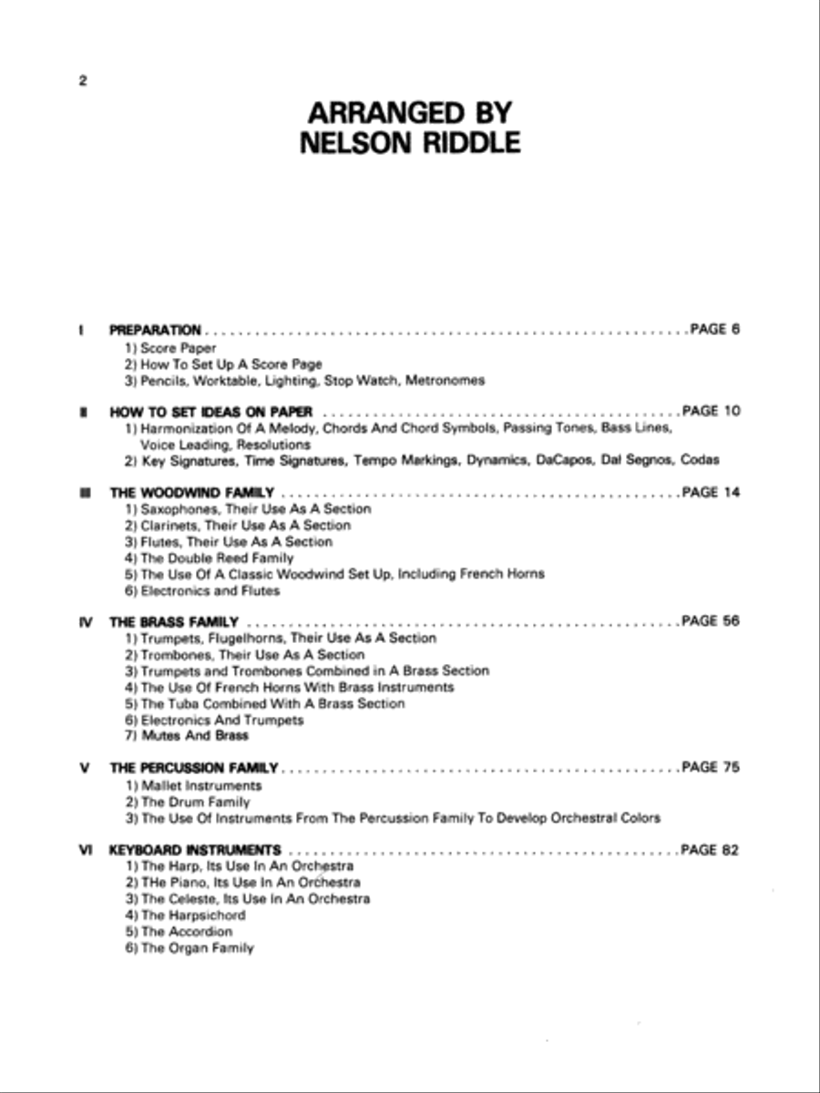 Arranged by Nelson Riddle Collection / Songbook scores gallery preview page 2