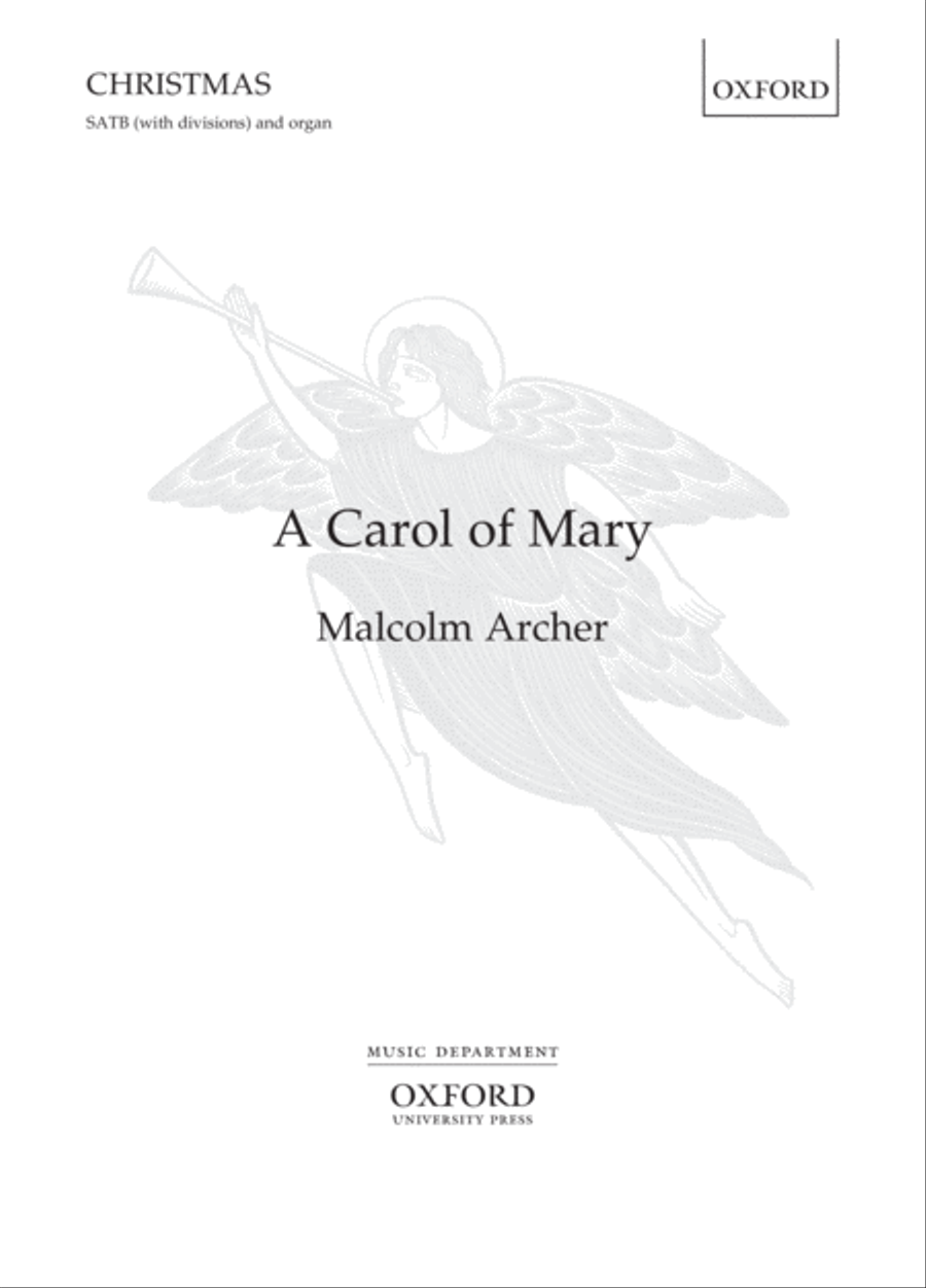 A Carol of Mary A Carol of Mary Divisi scores gallery preview page 1
