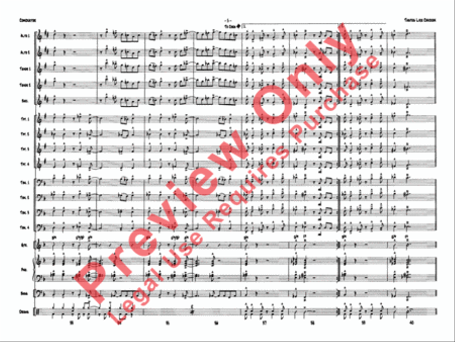 Tastes Like Chicken Jazz Ensemble scores gallery preview page 8