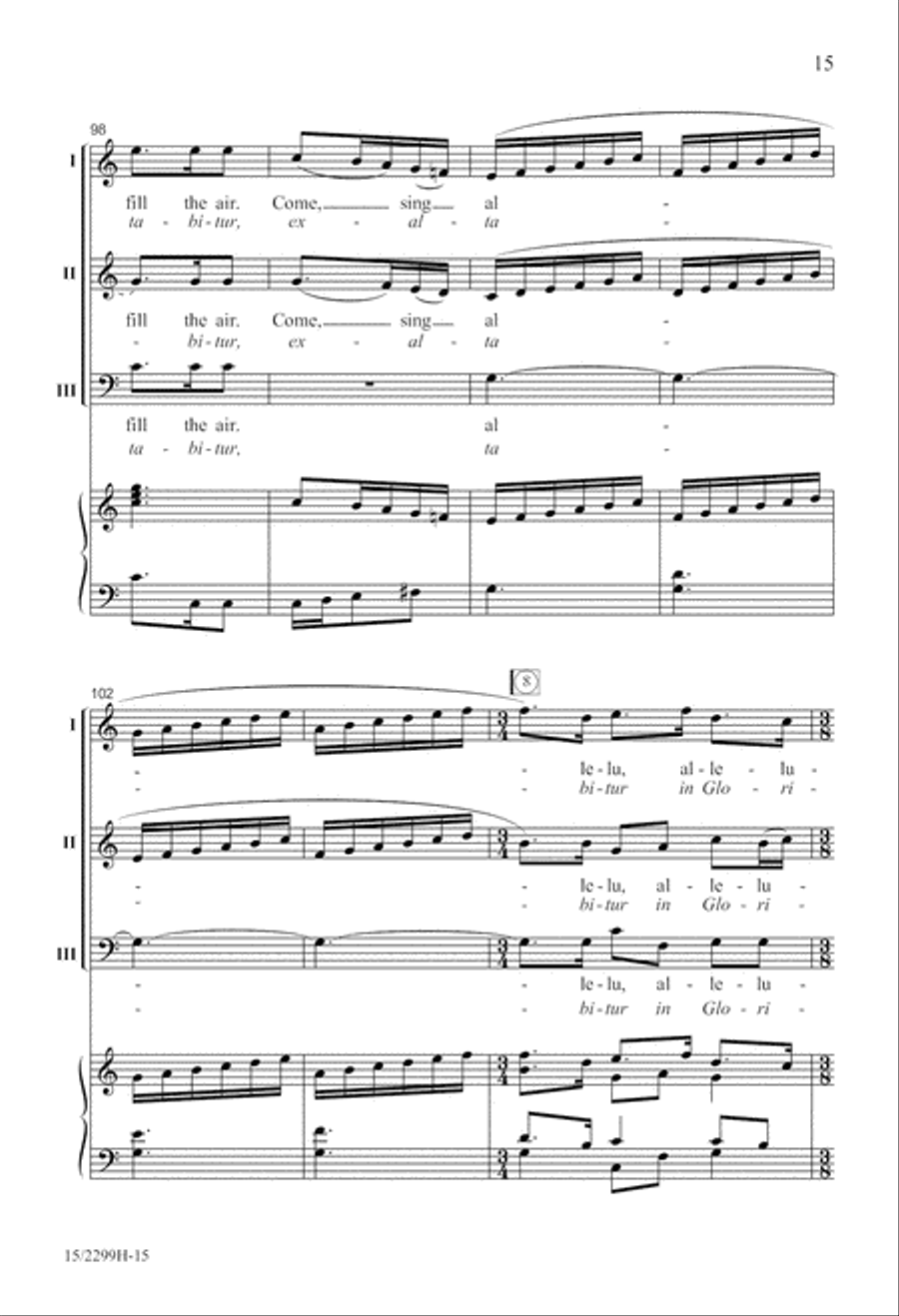 Come, Sing and Be Joyful Divisi scores gallery preview page 16