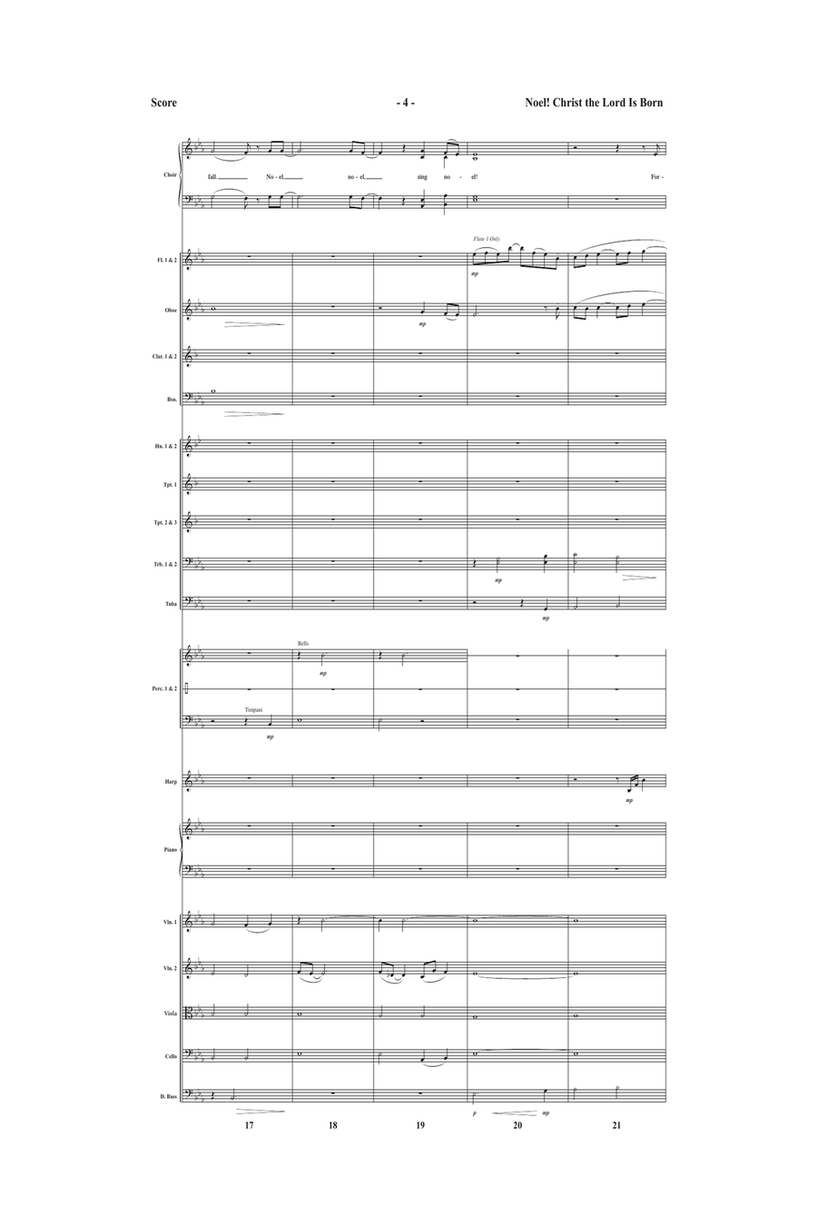 Noel! Christ the Lord Is Born - Orchestral Score and Parts (Digital Download) Full Orchestra scores gallery preview page 6