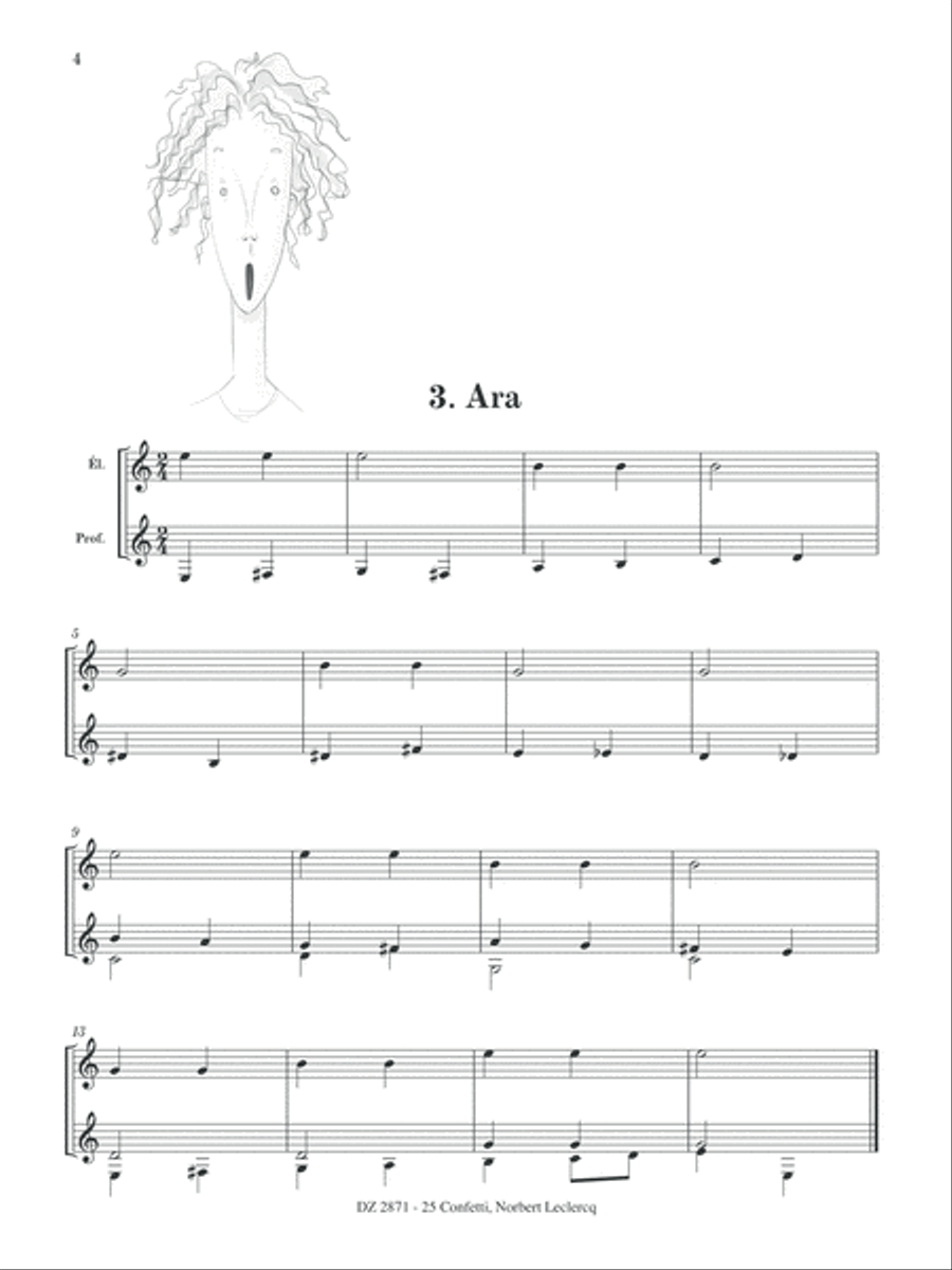 25 Confetti - méthode de guitare débutant en 5e position Classical Guitar scores gallery preview page 4