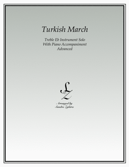 Turkish March (treble Eb instrument solo) image number null