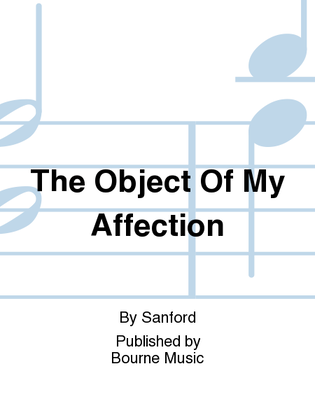 Book cover for The Object Of My Affection