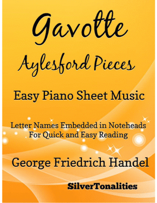 Book cover for Gavotte Aylesford Pieces Easy Piano Sheet Music