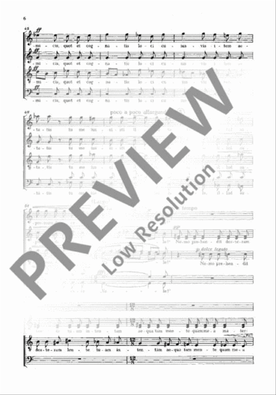 Tres Laudes 4-Part scores gallery preview page 6