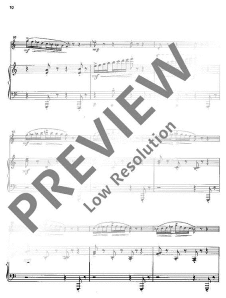 Three Pieces Three Pieces A Clarinet scores gallery preview page 11