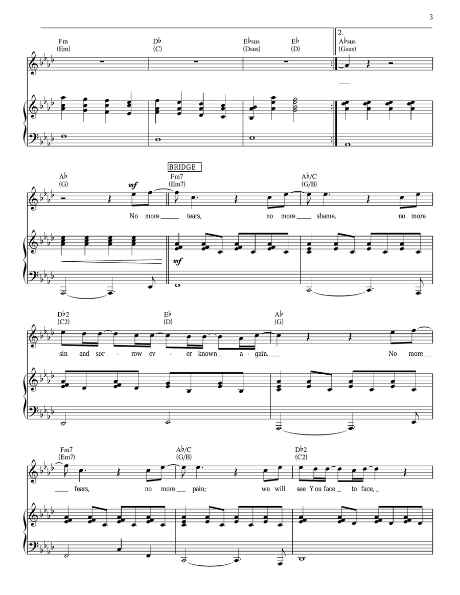 Endless Hallelujah Endless Hallelujah Piano, Vocal, Guitar scores gallery preview page 3
