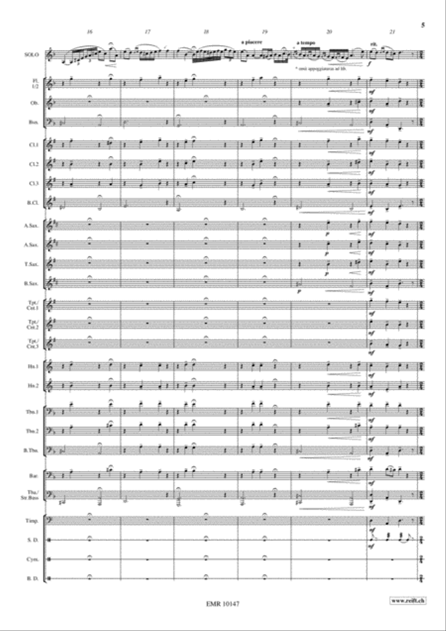Csardas Concert Band scores gallery preview page 6