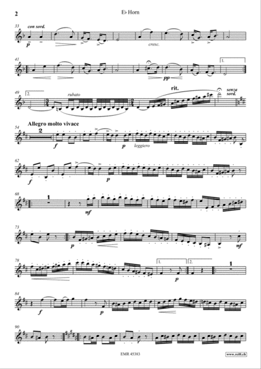 Zigeunerweisen Horn scores gallery preview page 3