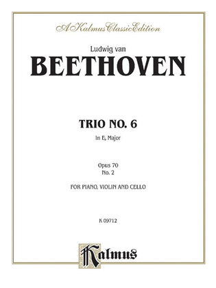 Book cover for Piano Trio No. 6 -- Op. 70, No. 2