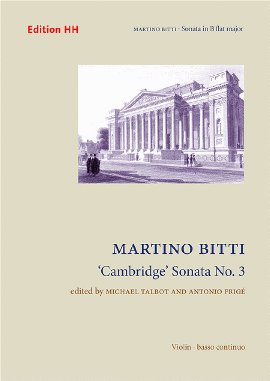 'Cambridge' Sonata No. 3 Violin scores gallery preview page 1