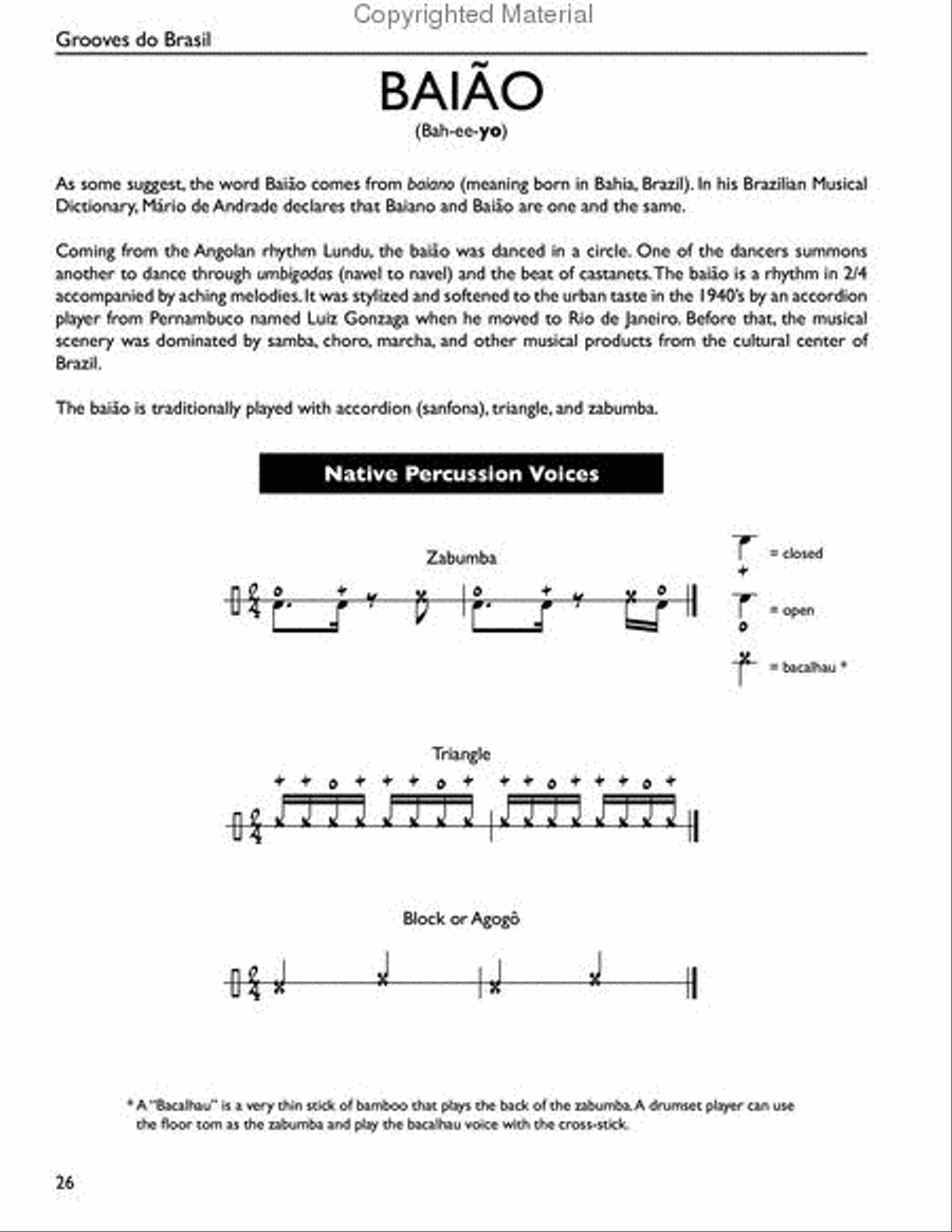 Grooves do Brasil Grooves do Brasil Percussion scores gallery preview page 21