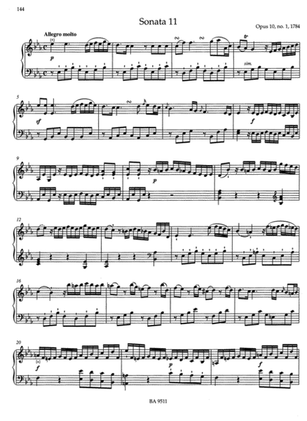 Samtliche Sonaten fur Clavier I / Complete Sonatas for Keyboard