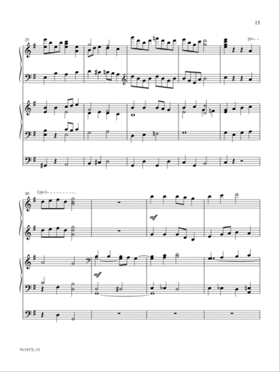 Festive Preludes for the Church Year Organ scores gallery preview page 13