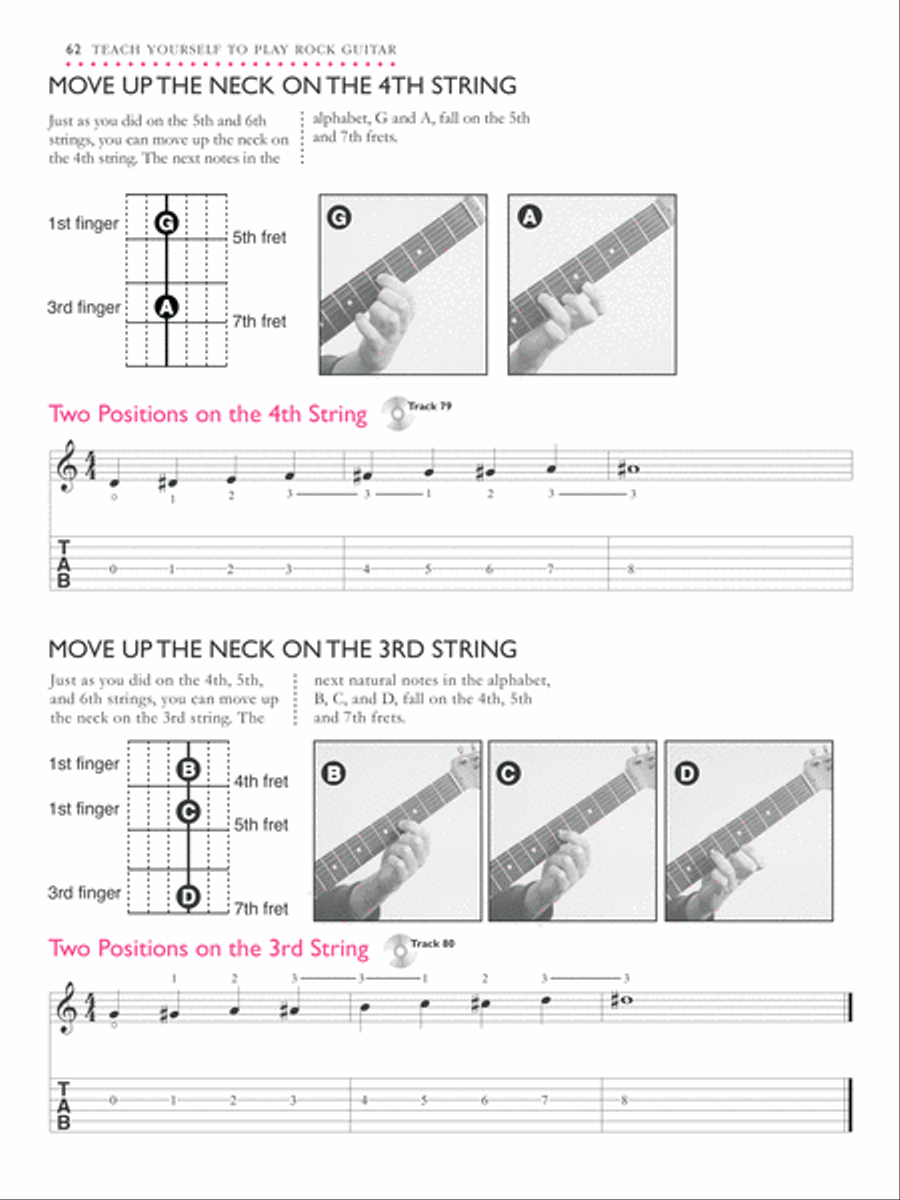 Alfred's Teach Yourself Rock Guitar Electric Guitar scores gallery preview page 6