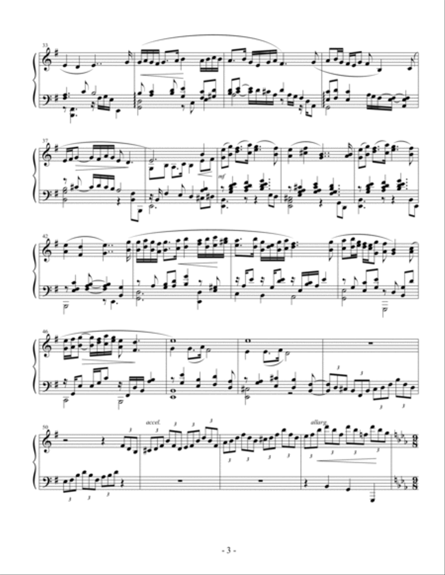 The Angel Gabriel From Heaven Came Piano Solo scores gallery preview page 3