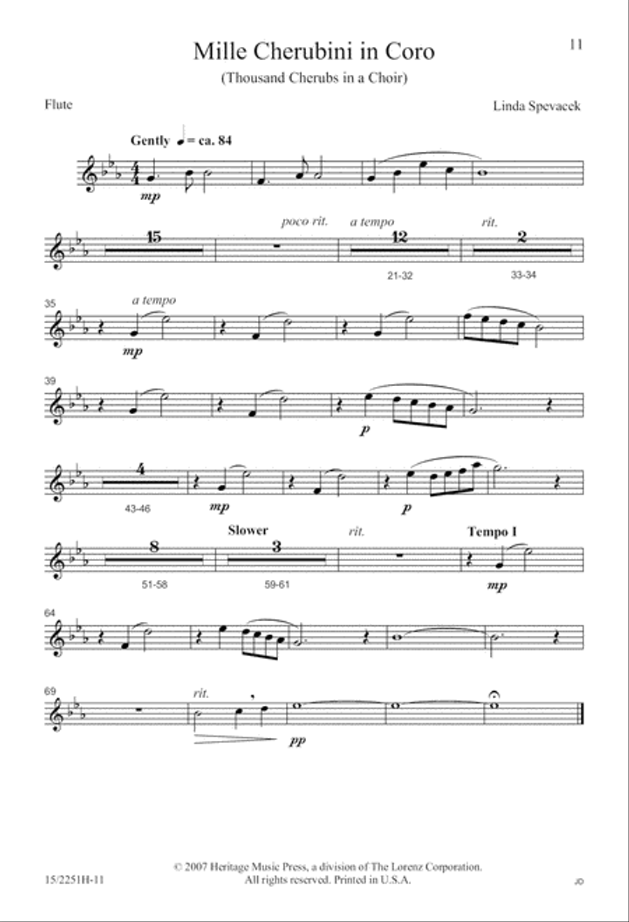 Mille Cherubini in Coro SSA scores gallery preview page 12