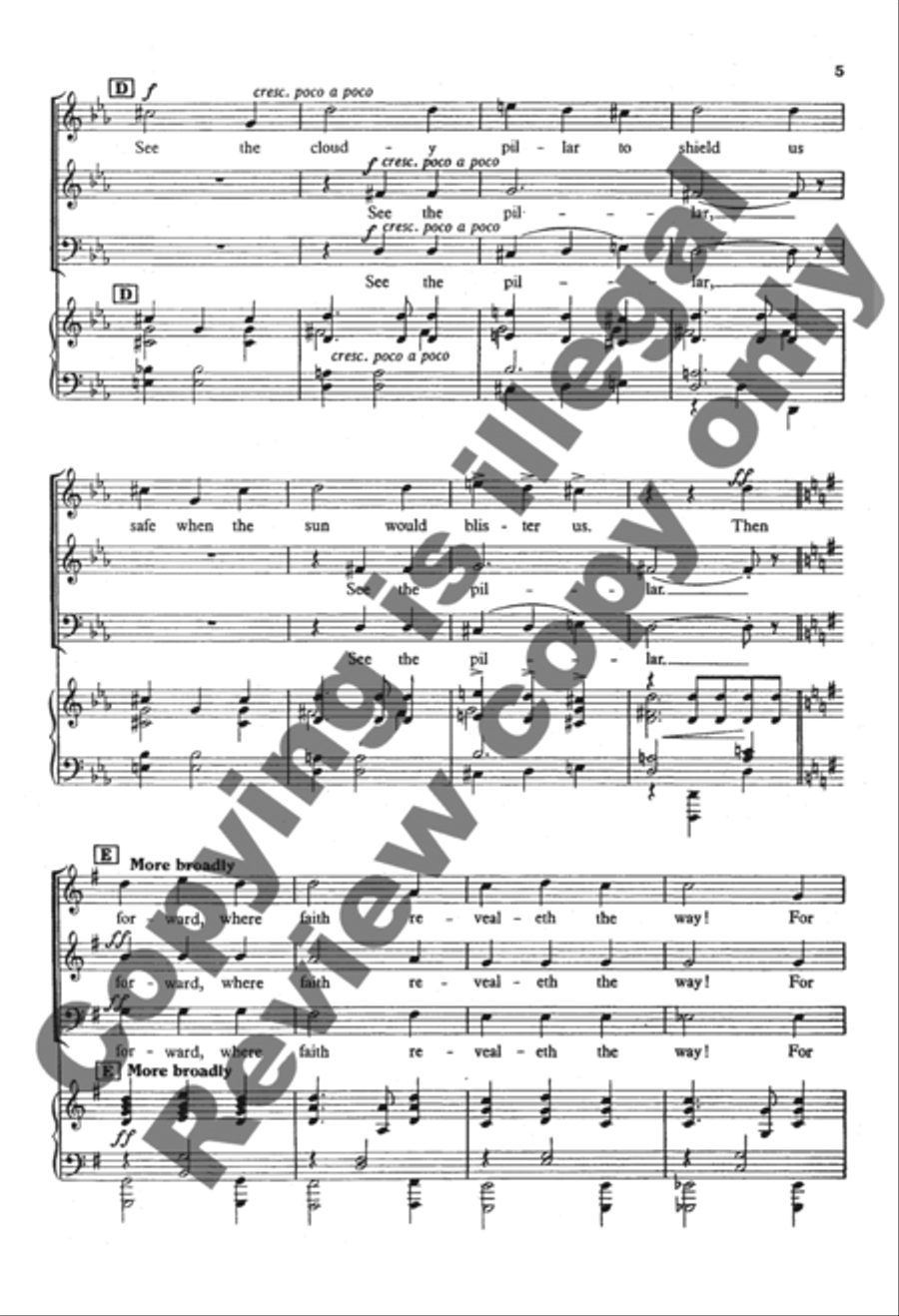 Onward, Ye Peoples! 3-Part scores gallery preview page 12
