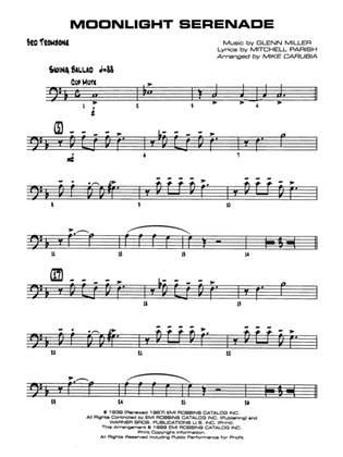Moonlight Serenade: 3rd Trombone