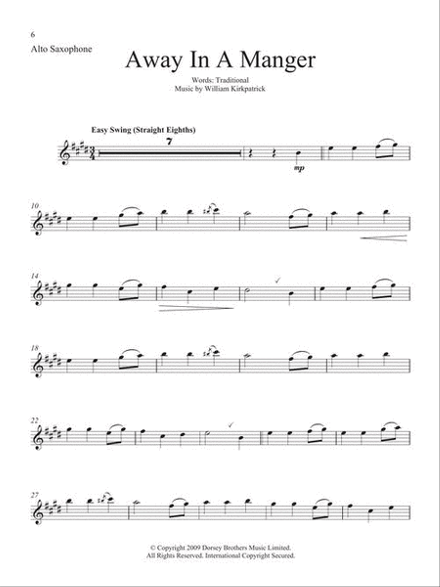 A Jazzy Christmas A Jazzy Christmas Alto Saxophone scores gallery preview page 6