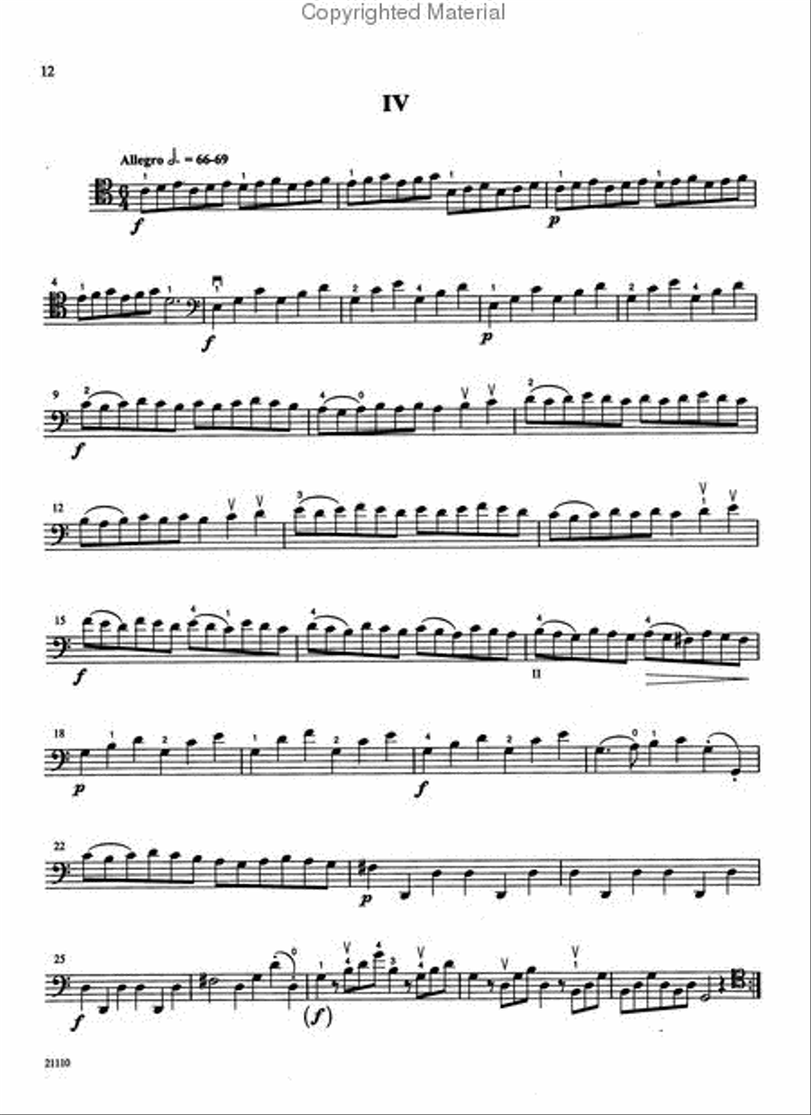 Solos for Young Cellists Cello Part and Piano Acc., Volume 4 Piano Accompaniment scores gallery preview page 4