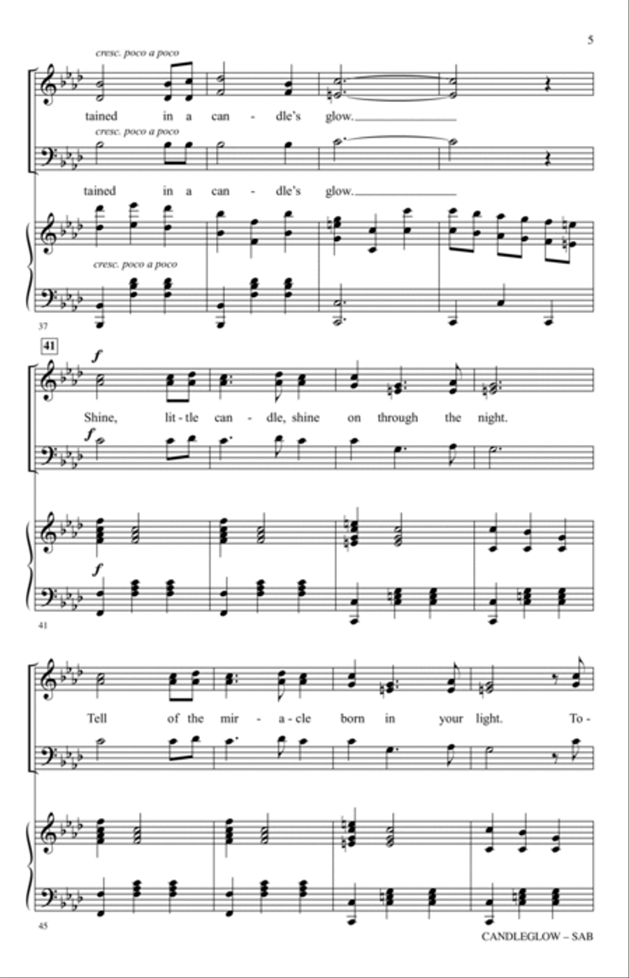 Candleglow 3-Part scores gallery preview page 4
