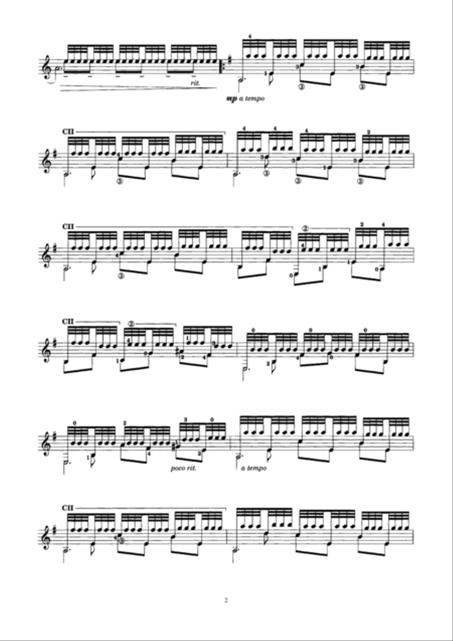 Campanas Del Alba Acoustic Guitar scores gallery preview page 2