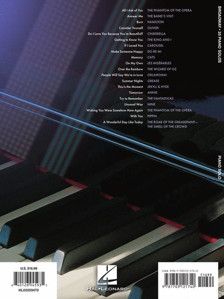 Broadway – 20 Piano Solos