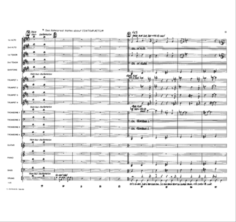 One For Woody Jazz Ensemble scores gallery preview page 12