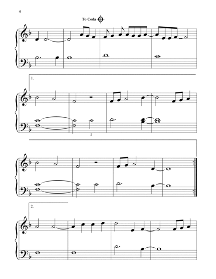Back To December Easy Piano scores gallery preview page 4