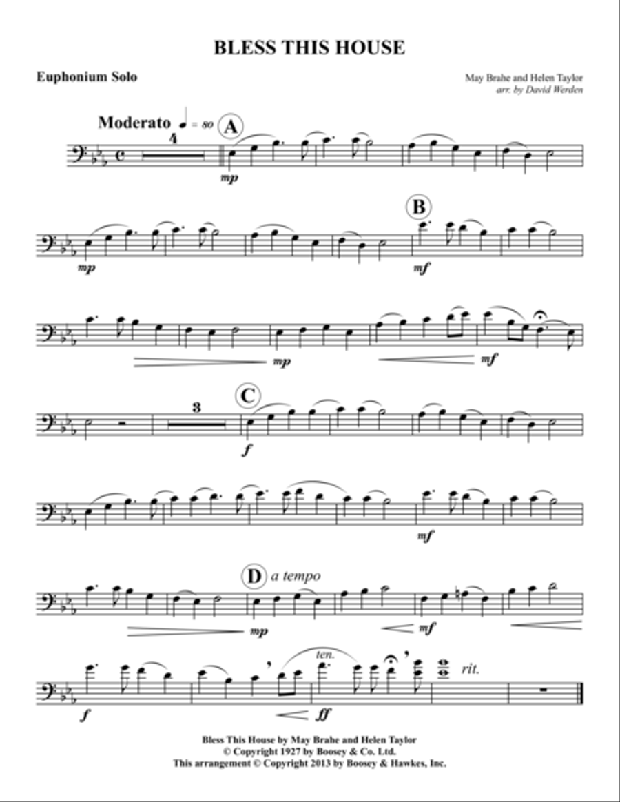 Bless This House Bless This House Brass Duet scores gallery preview page 4