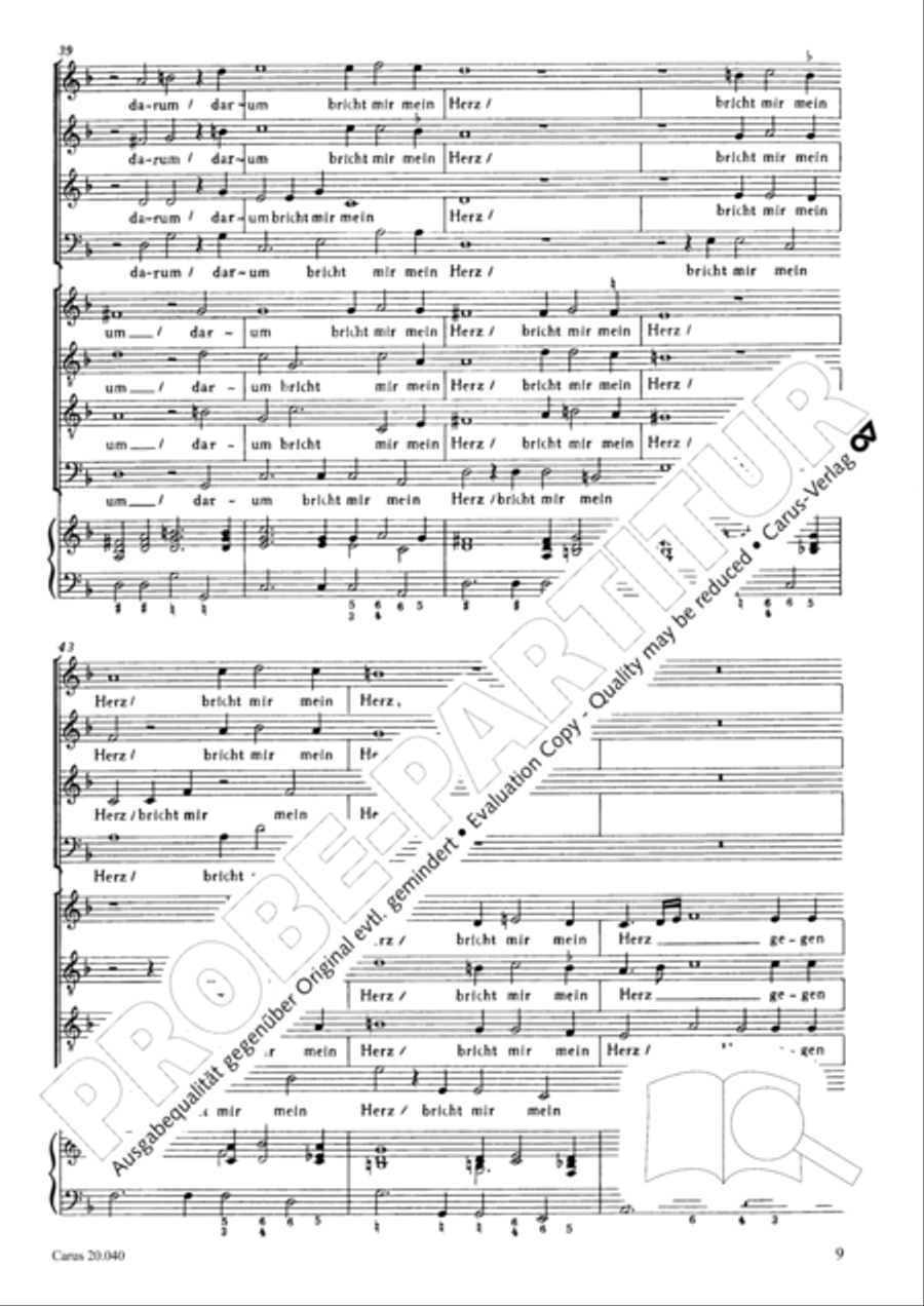 Is Ephraim my dear son? (Ist nicht Ephraim mein teurer Sohn) 4-Part scores gallery preview page 10