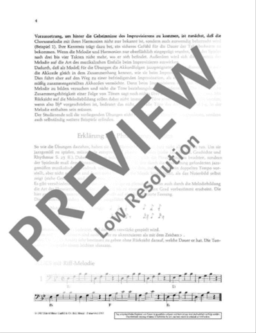 Anleitung zur Improvisation Trombone scores gallery preview page 5