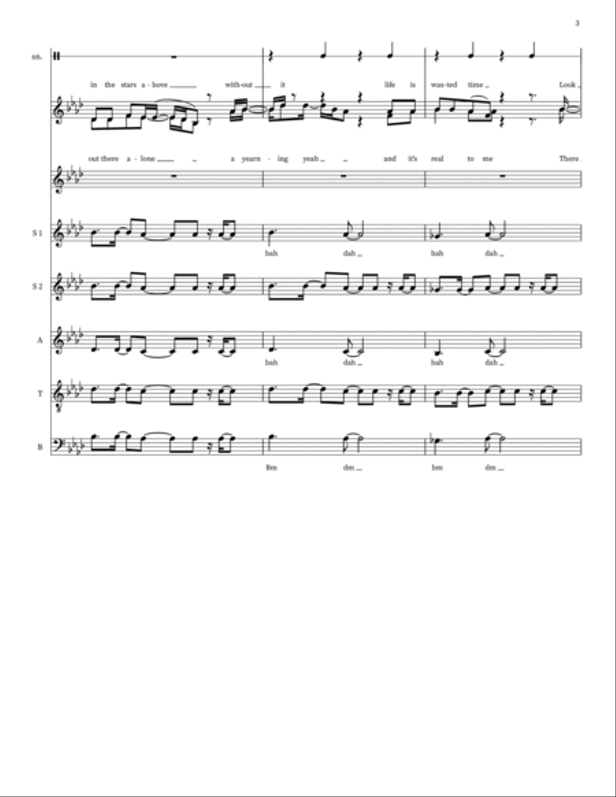 Higher Love Higher Love Small Ensemble scores gallery preview page 3