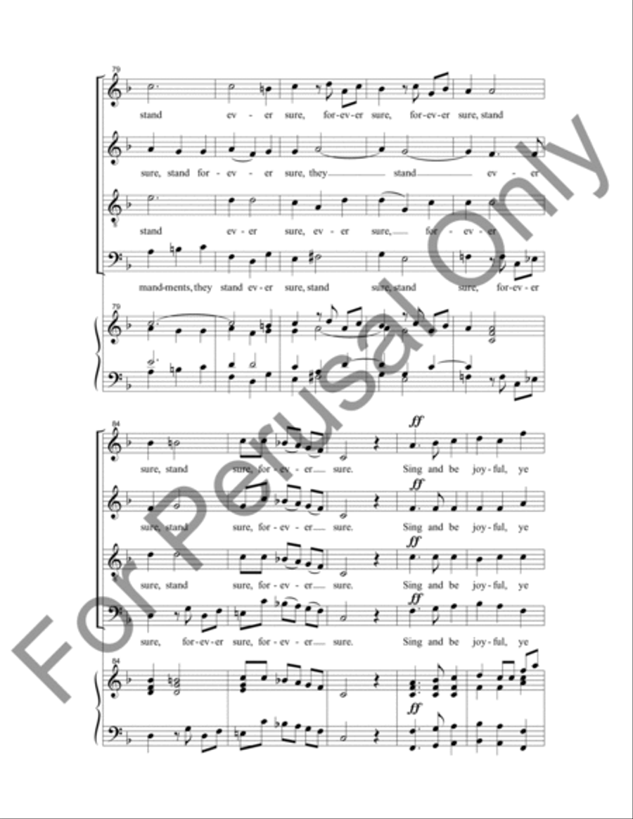 Sing And Be Joyful 4-Part scores gallery preview page 10