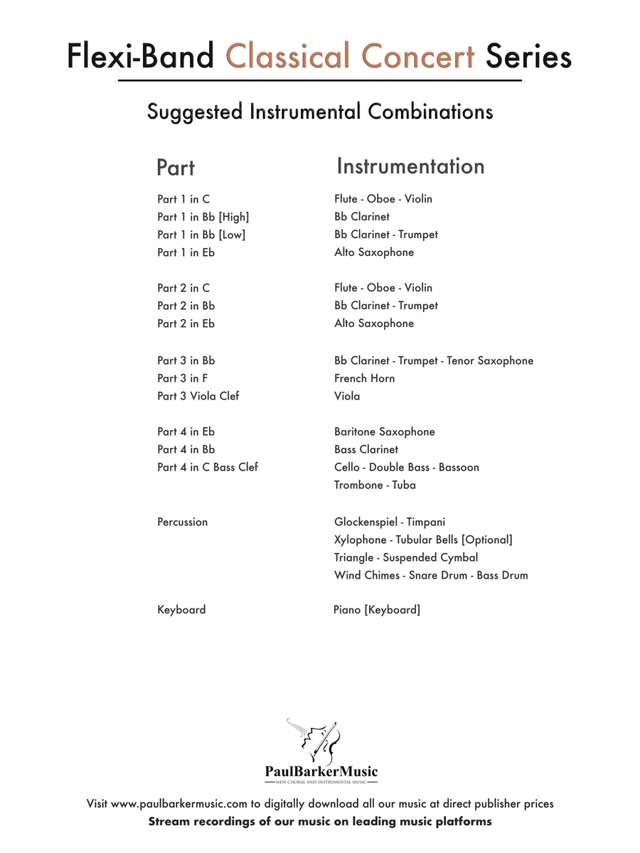 Danse Macabre (Flexible Instrumentation) Concert Band scores gallery preview page 3