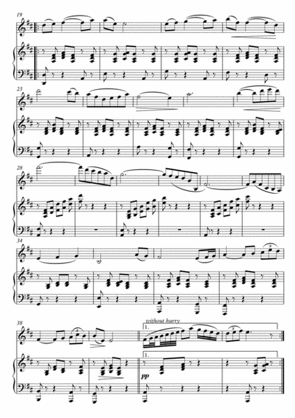 Serenata Violin Piano duet image number null