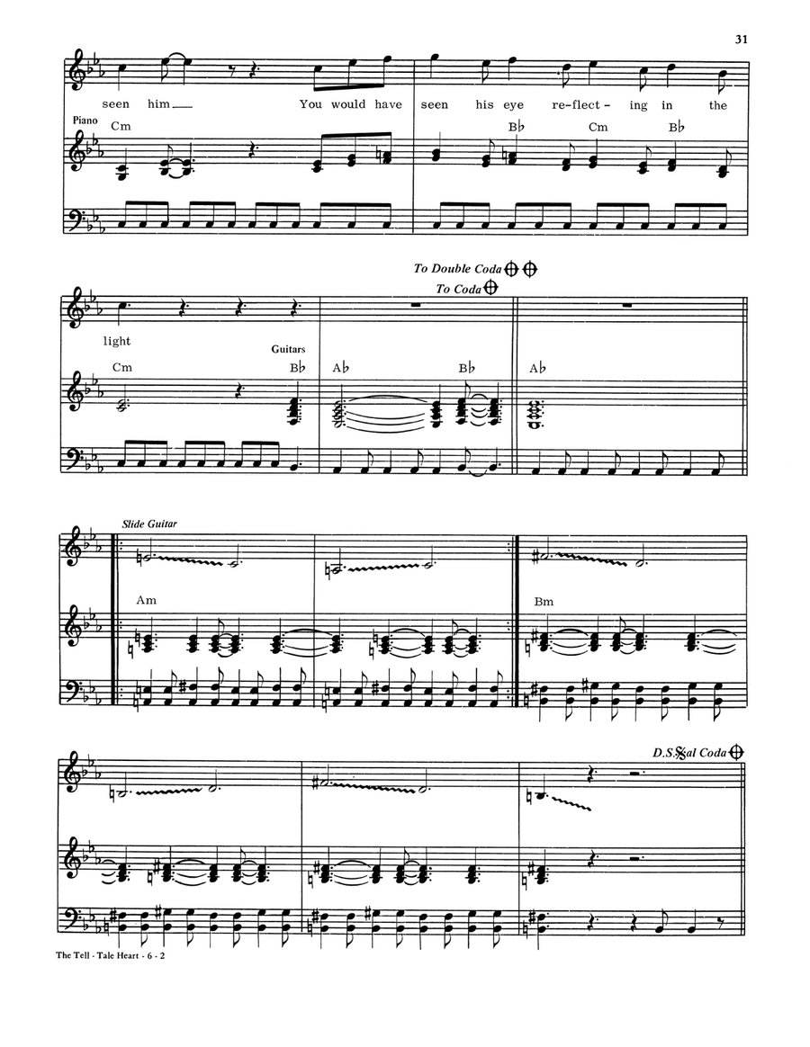 The Tell-Tale Heart Voice scores gallery preview page 2