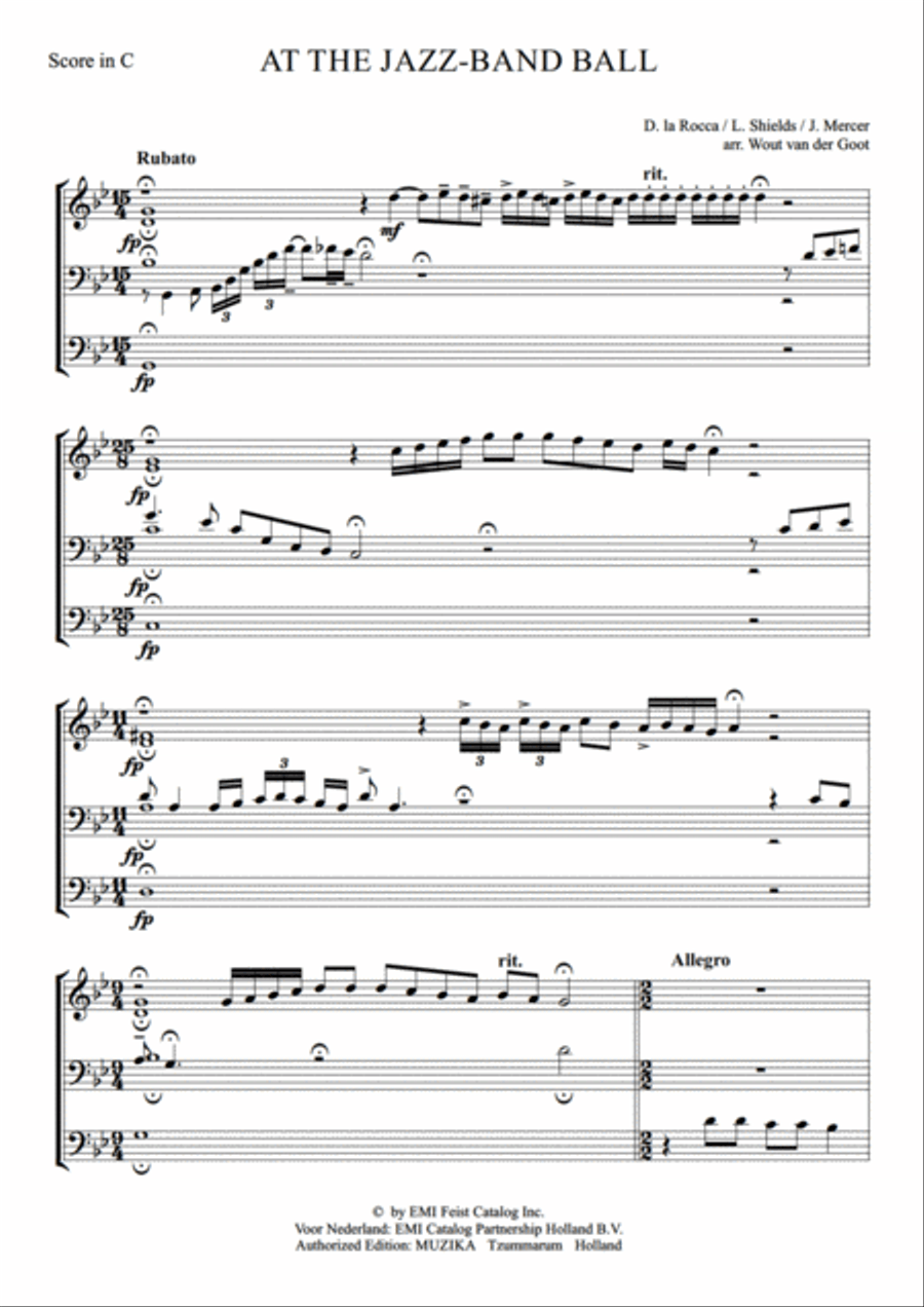 At The Jazz Band Ball At The Jazz Band Ball Jazz Ensemble scores gallery preview page 3