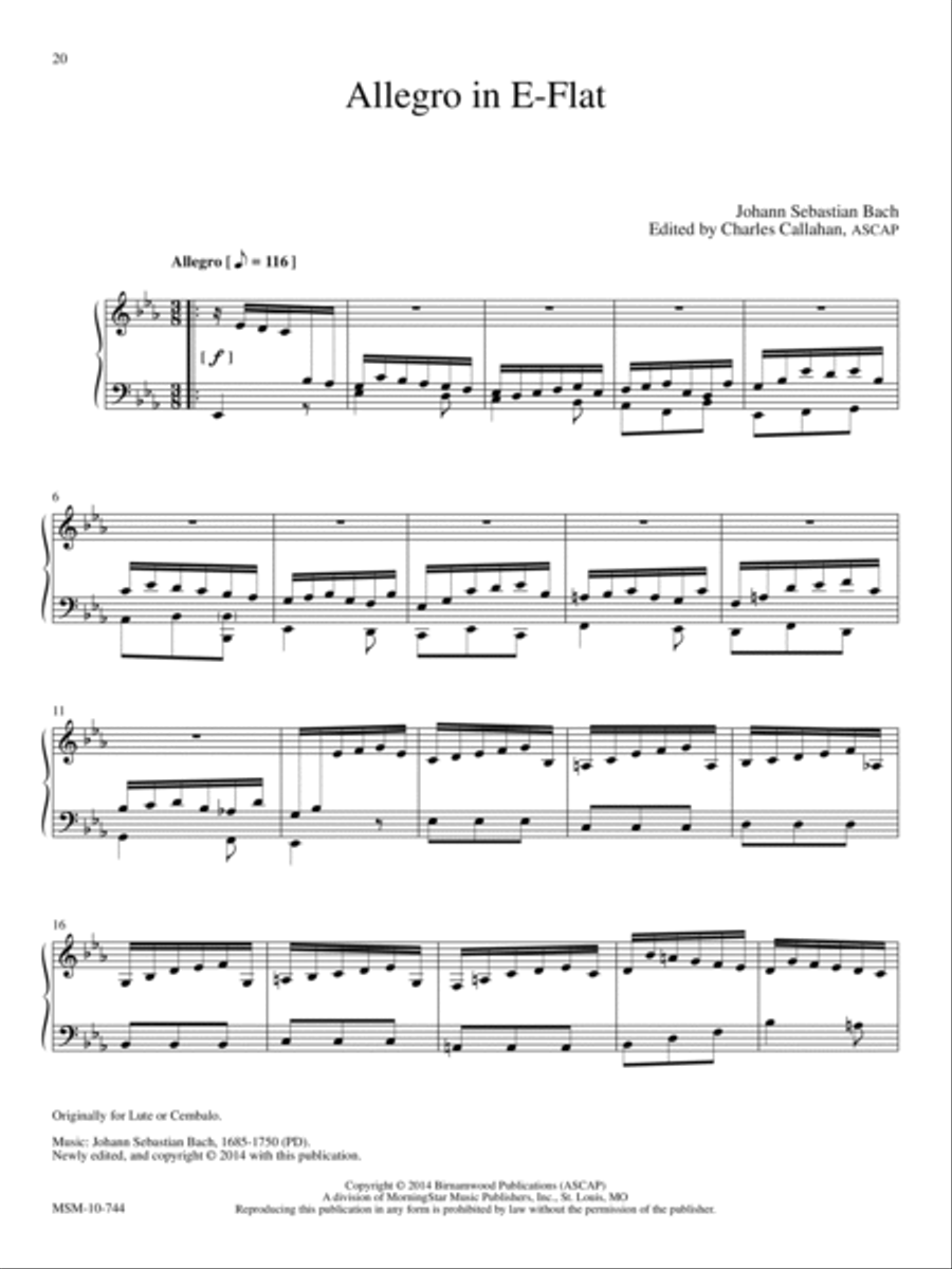 Preludes and Postludes: Music for Manuals Organ scores gallery preview page 8