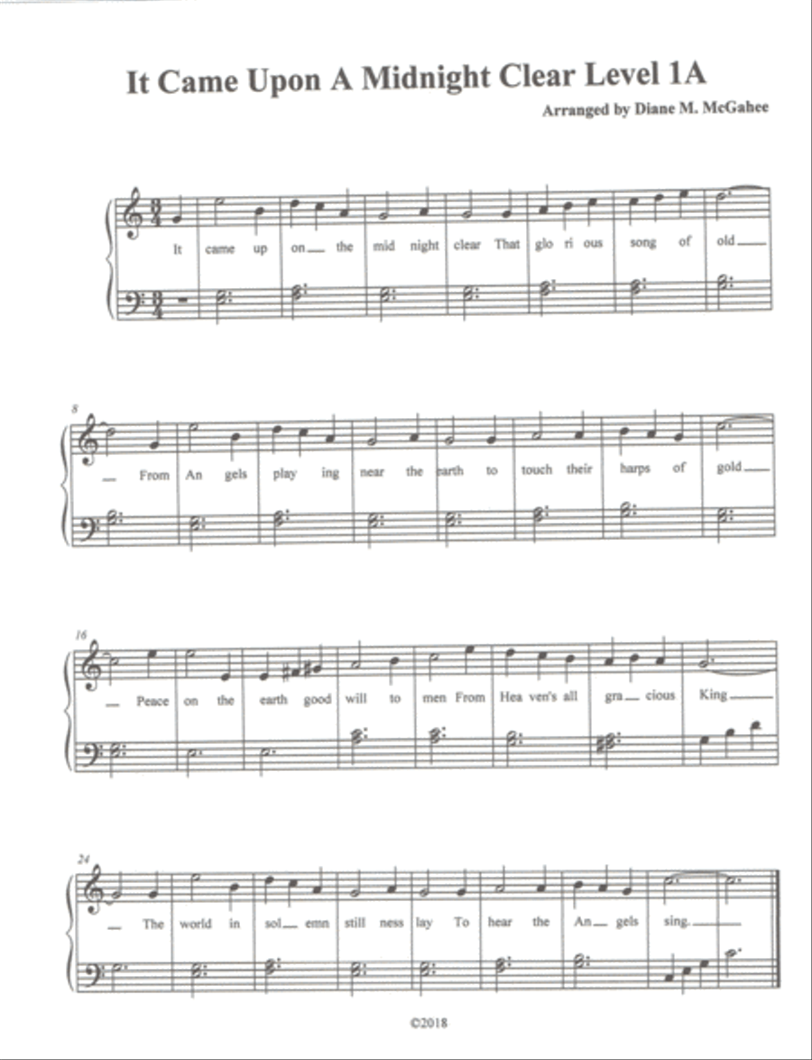 It Came Upon A Midnight Clear Small Ensemble scores gallery preview page 1