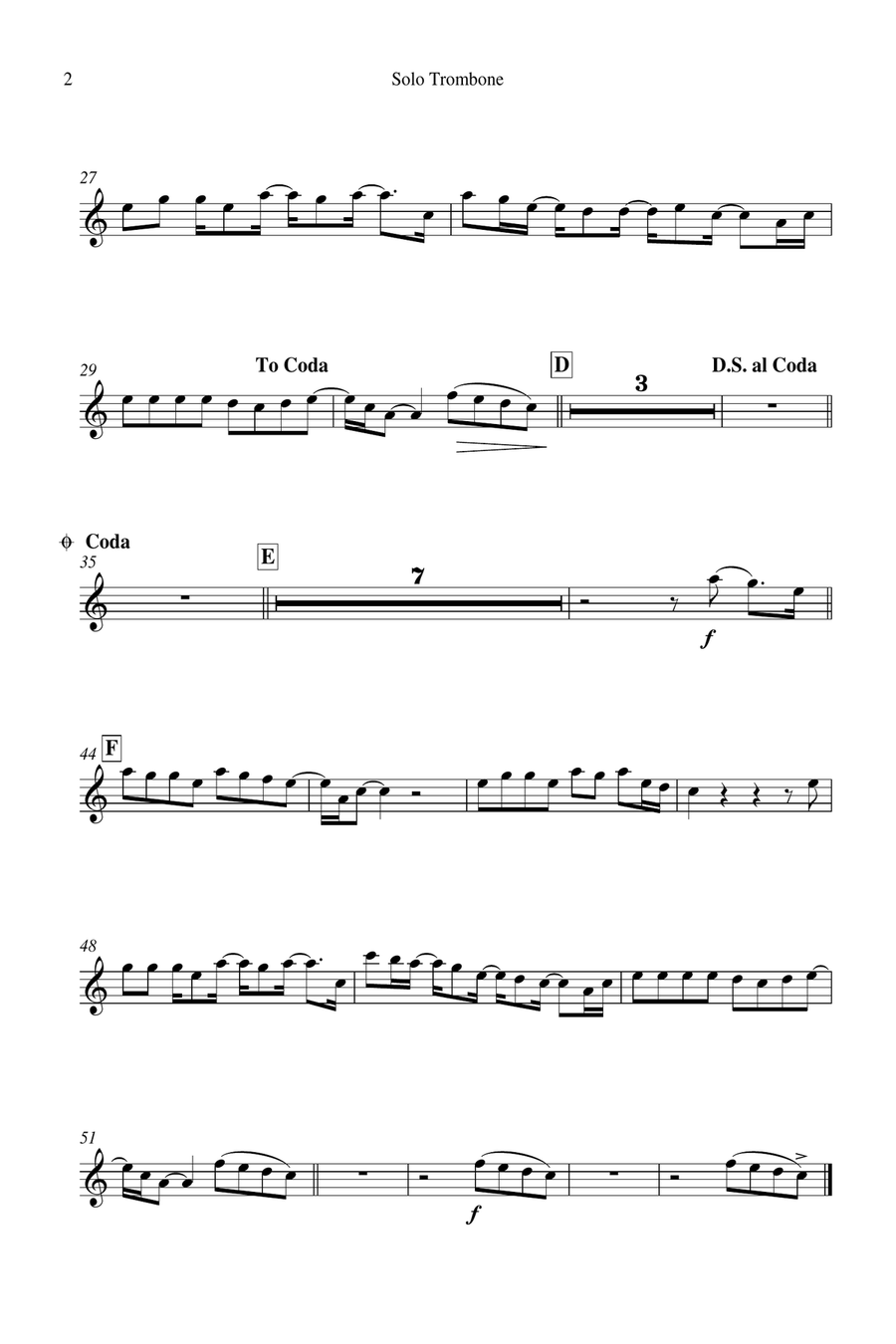 The Lazy Song Brass Band scores gallery preview page 3