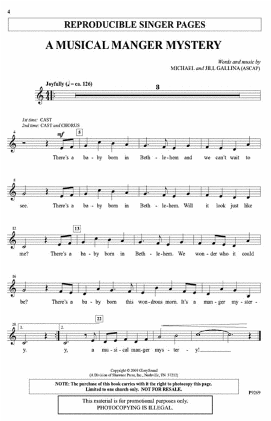 Guess Who's Coming to Bethlehem? Children's Choir scores gallery preview page 2