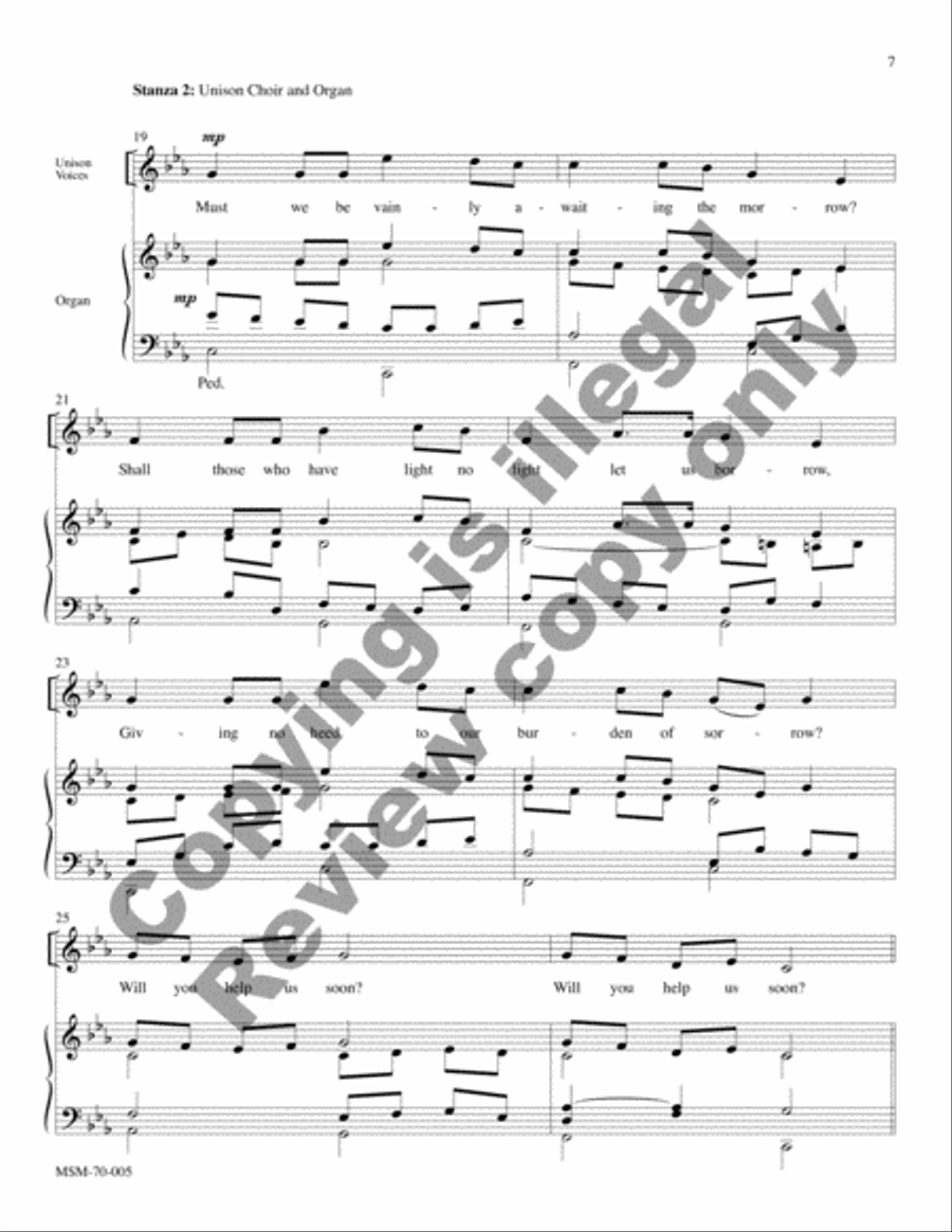Savior of the Nations, Come (Full Score) Choir scores gallery preview page 8